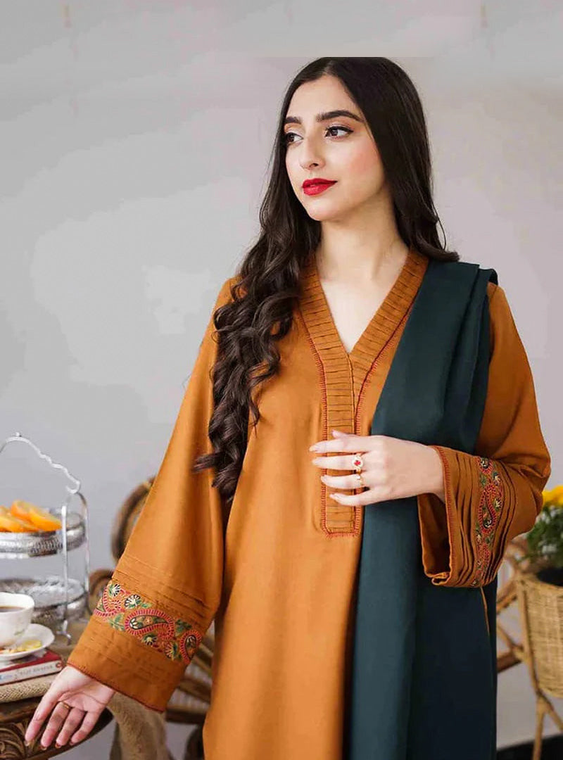 Aisling Lawn 3Pc Embroidered With Lawnâ Embroidered Dupatta-1028