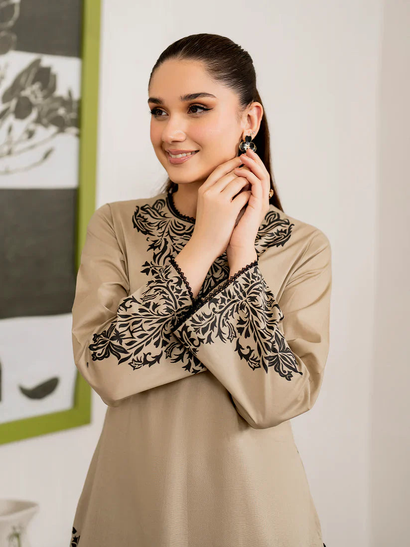 Graneut 3Pc Lawn Embroidered Shirt With Printed Dupatta-1150