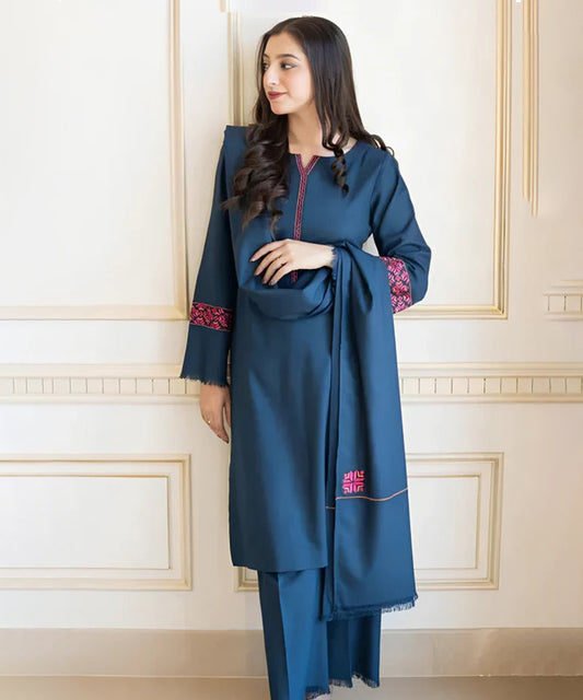 Aisling Lawn 3Pc Embroidered With Lawn Embroidered Dupatta-1091