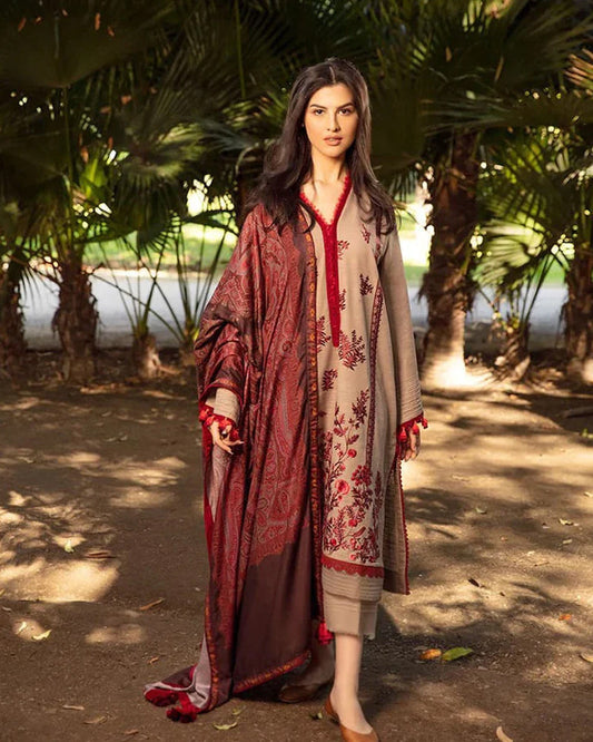 Dhanak 3Pc Embroidered-1301