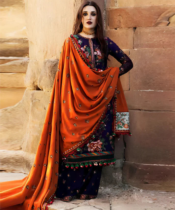 Dhanak 3Pc Embroidered-1304