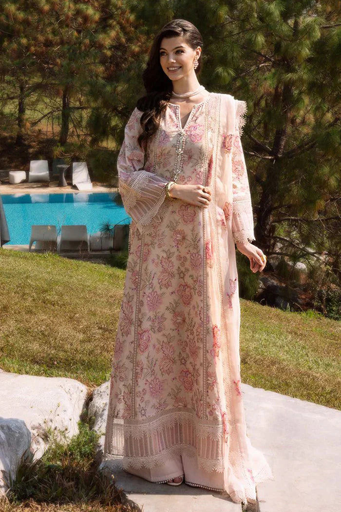 Bareeze Lawn 3Pc Embroidered With Chiffon Embroidered Dupatta-447