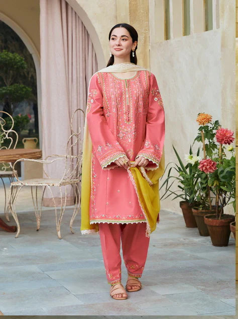 Coco By Zara Shahjahan Lawn 3Pc Embroidered-1070