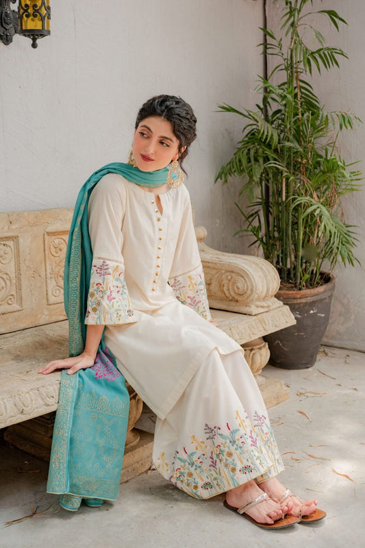 Lawn 3Pc Embroidered-1029