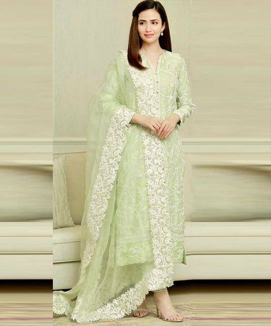 Linen 3Pc Embroidered-840