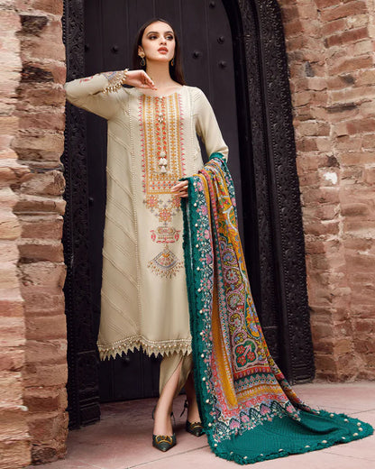 Dhanak 3Pc Embroidered-1302