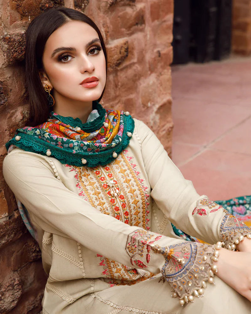 Dhanak 3Pc Embroidered-1302