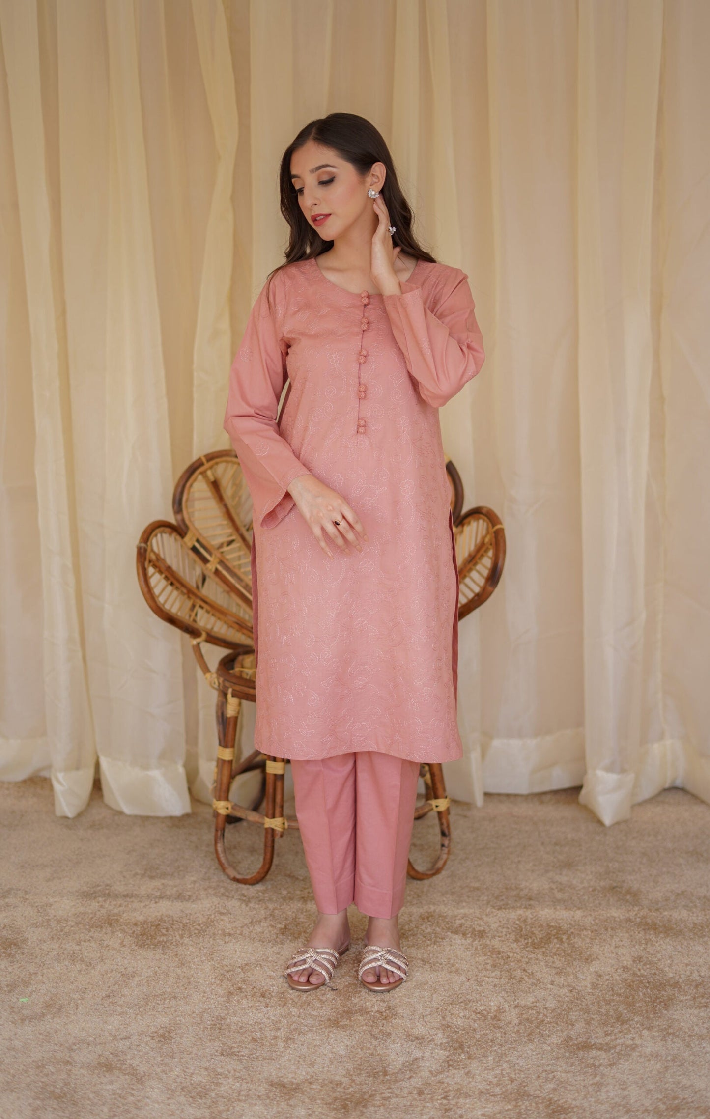 Aisling Dhanak 2Pc Embroidered-122