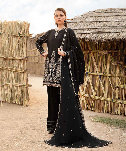 Maria B Lawn 3PC Embroidered Shirt with Embroidered Dupatta-1077