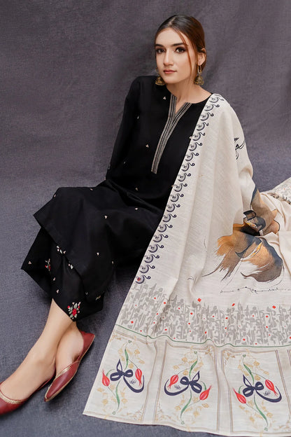 Urge Lawn 3Pc Embroidered With Digital Printed Dupatta-1026
