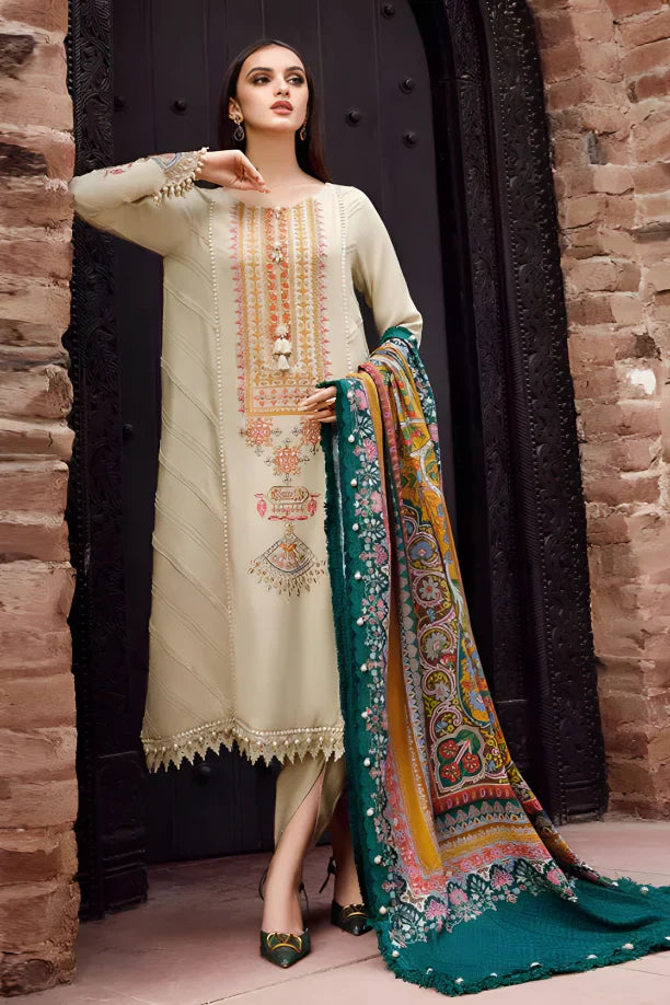 Dhanak 3Pc Embroidered-1302