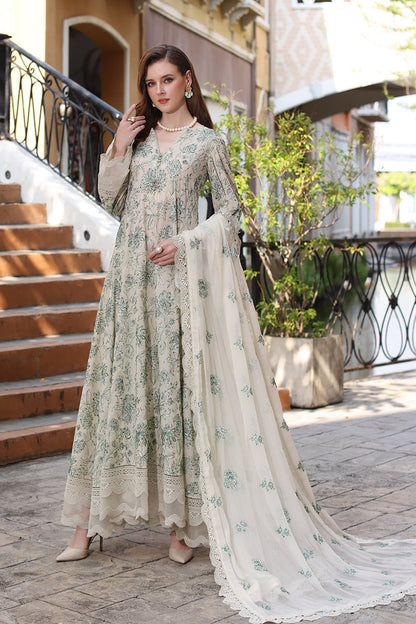 Bareeze Lawn 3Pc Embroidered With Chiffon Embroidered Dupatta-1103