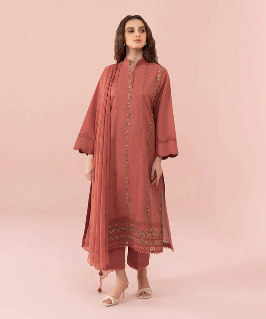 Sapphire Lawn 3Pc Embroidered-1065